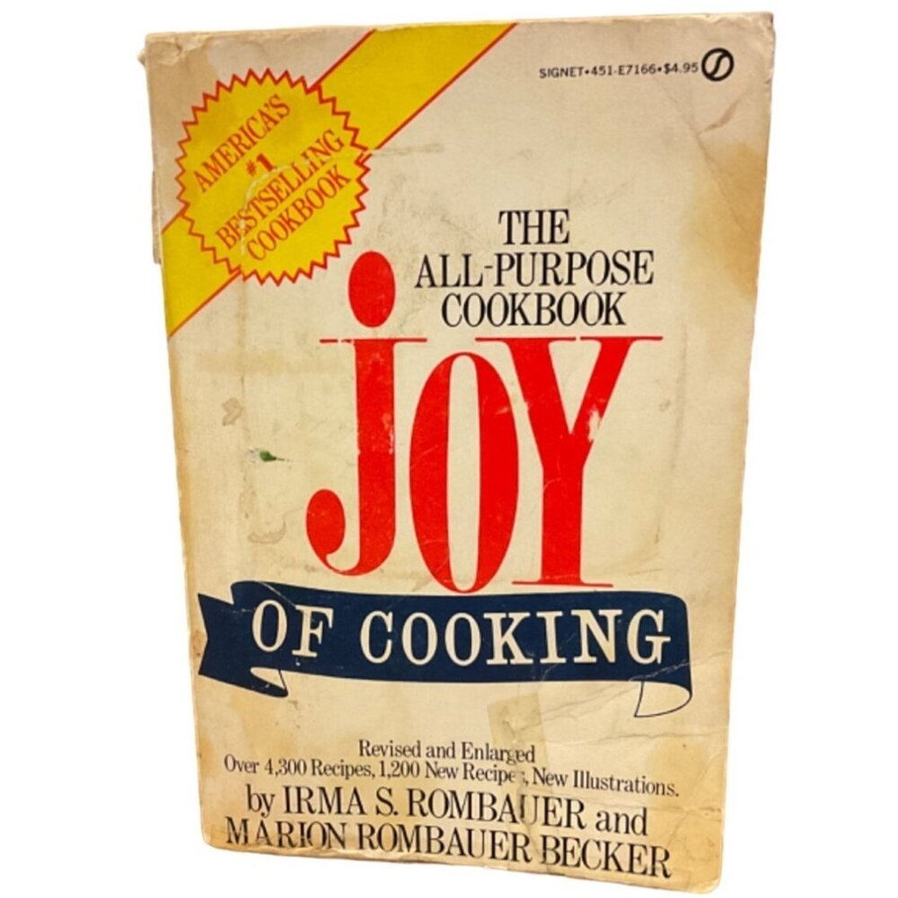 Joy of Cooking Paperback All-Purpose Cookbook Irma Rombauer Marion Rombauer Beck